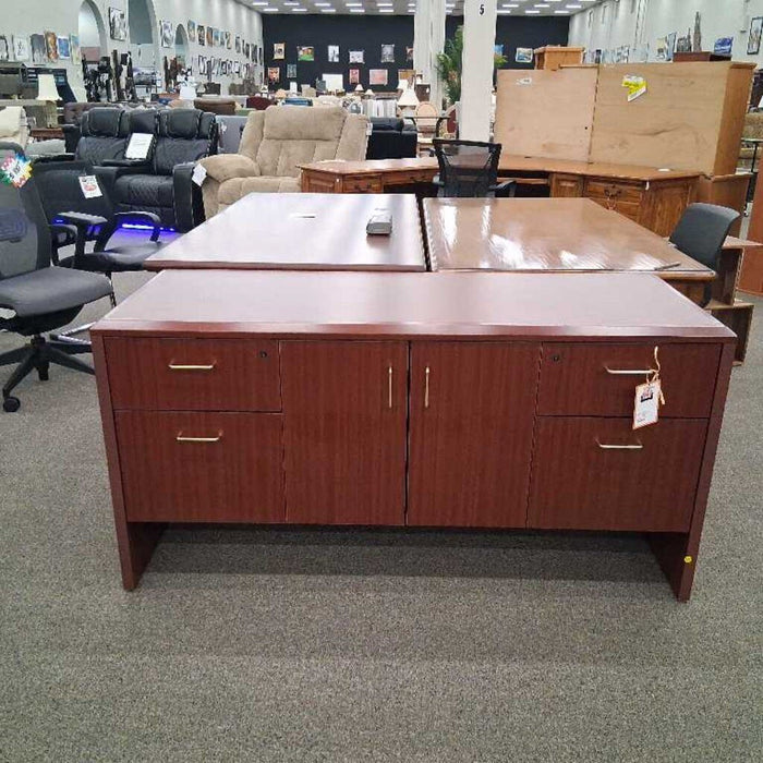 Cherry Office Credenza (Has Wear)