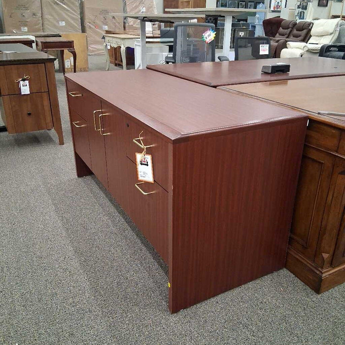 Cherry Office Credenza (Has Wear)