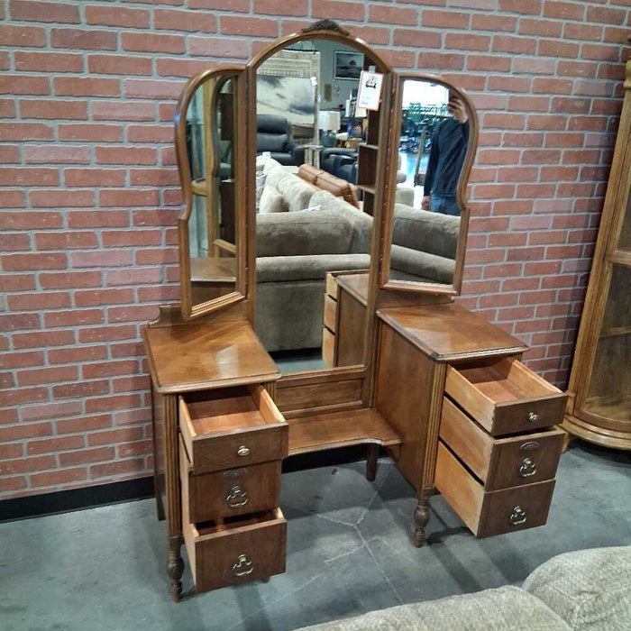 Vintage Wood Vanity