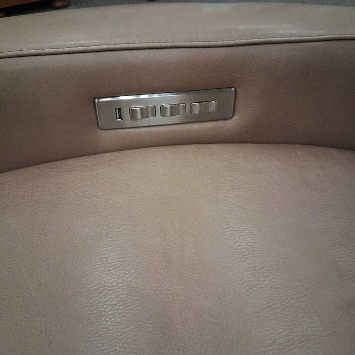 American Leather Power Swivel Recliner