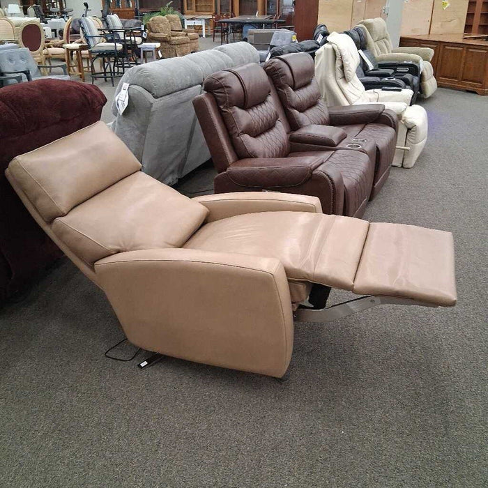 American Leather Power Swivel Recliner