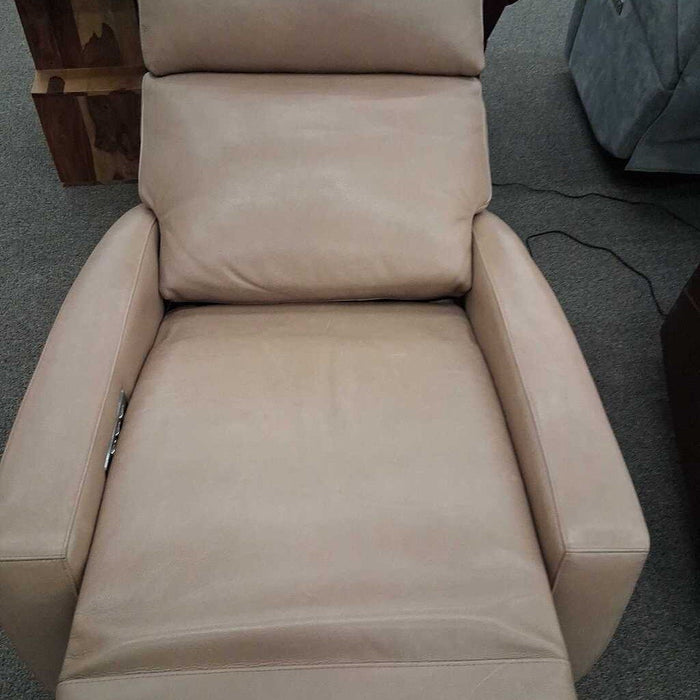 American Leather Power Swivel Recliner