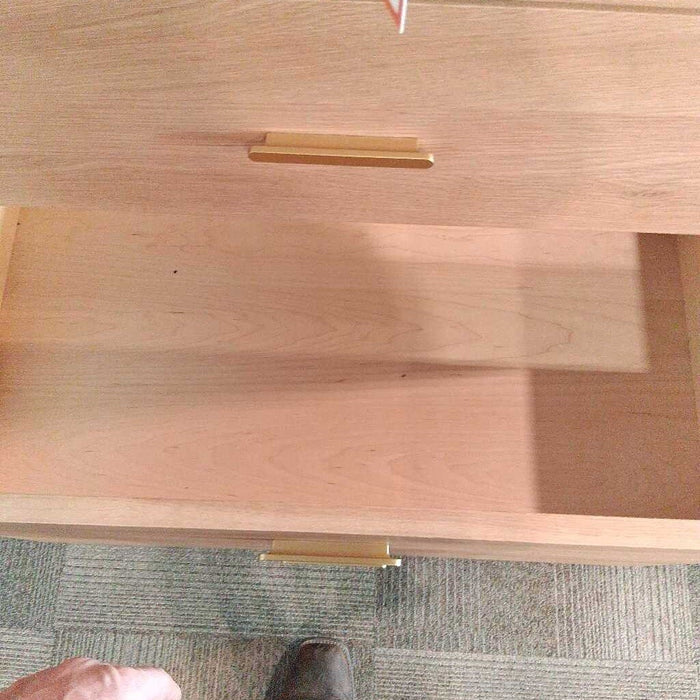 Scan Des Hendrick White Oak 5Dwr Dresser