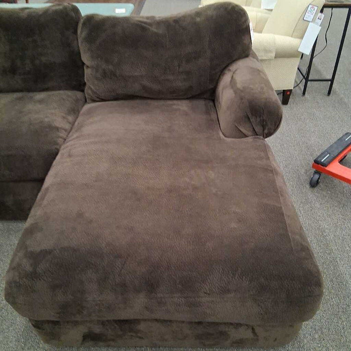 Robert Micheal 3 Pc Brown Fabric Sectional