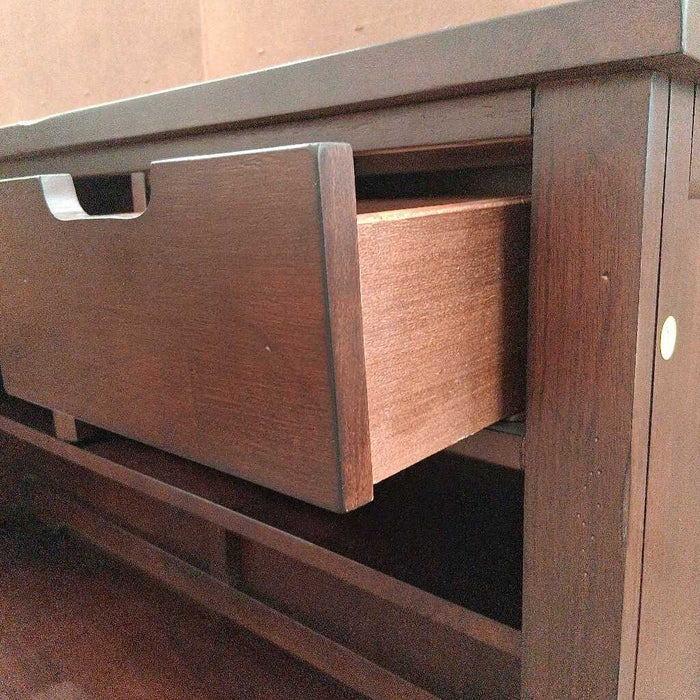 Dark Brown 4 Pc L Desk w/ Hutch