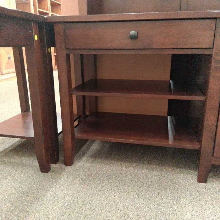 Dark Brown 4 Pc L Desk w/ Hutch