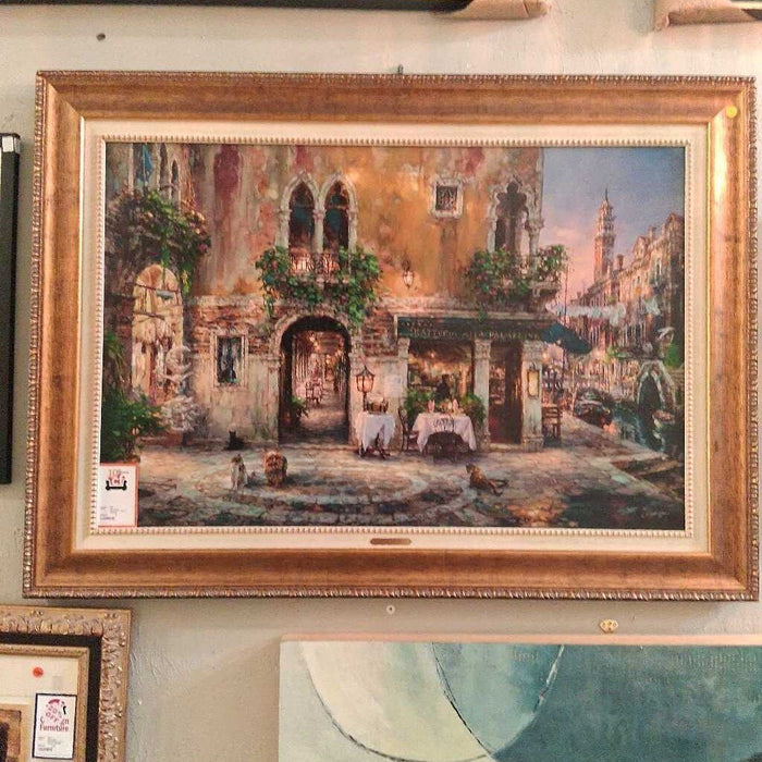 Cao Yong "Evening in Venice" Painting