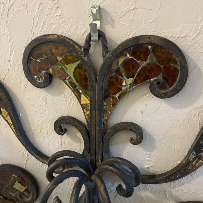 wrought Iron Candle wall holder