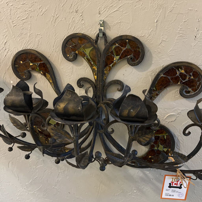 wrought Iron Candle wall holder