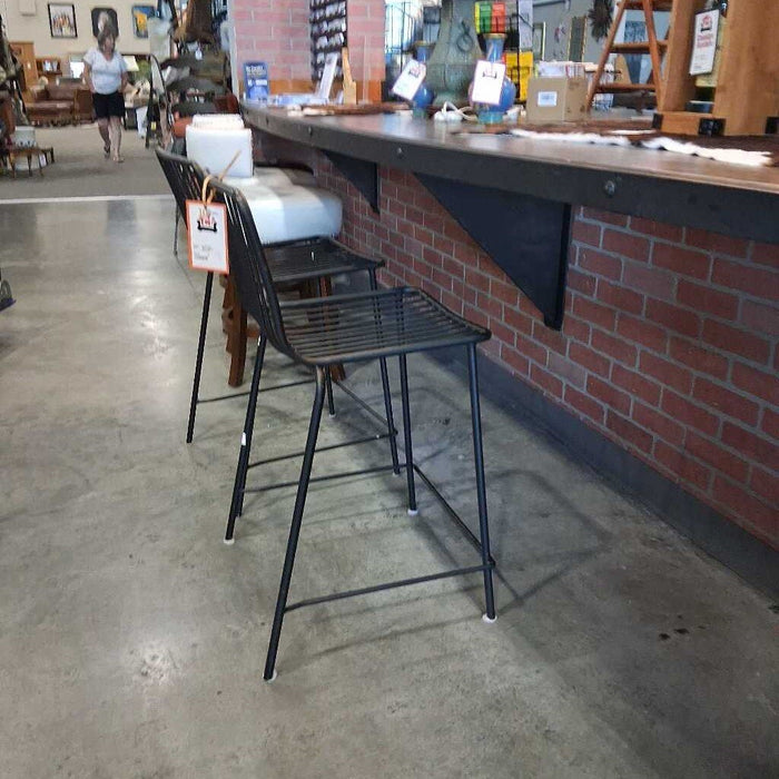 Pair of Metal Barstools