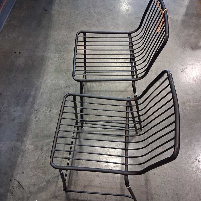 Pair of Metal Barstools