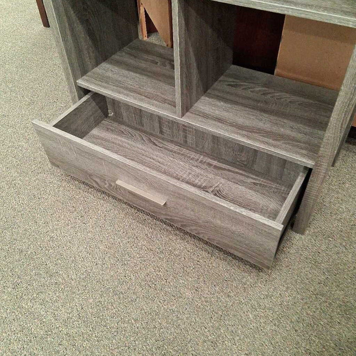 Gray Bookshelf w/ Drawer