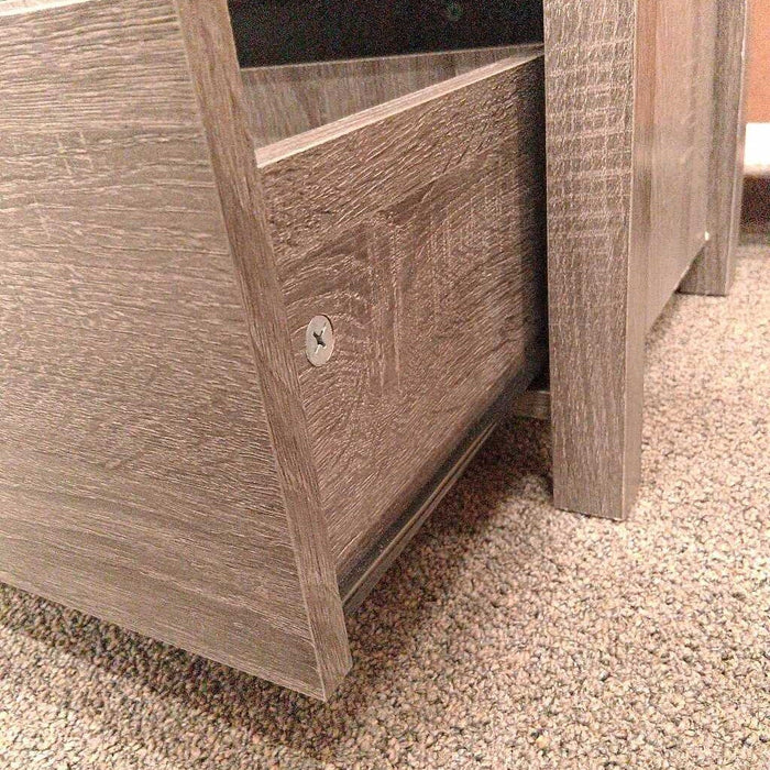 Gray Bookshelf w/ Drawer