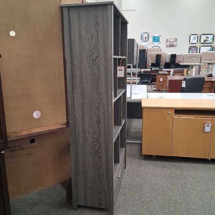Gray Bookshelf w/ Drawer