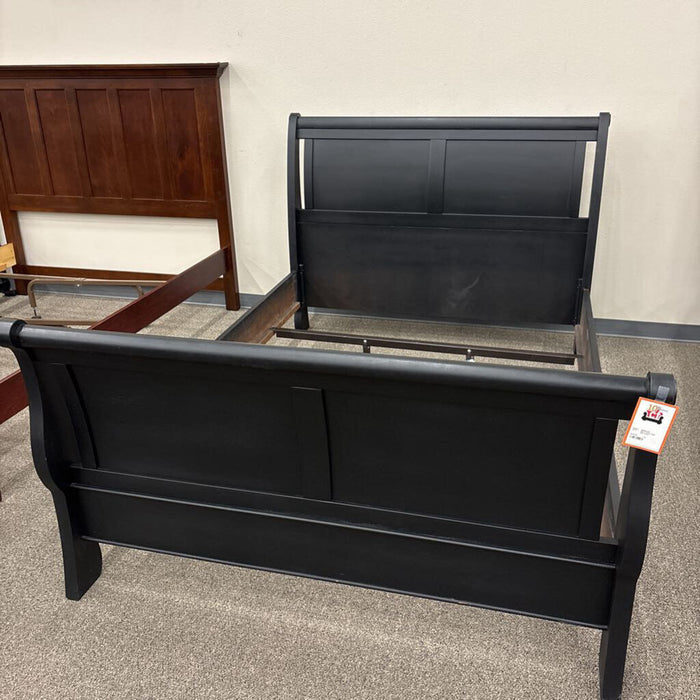 Black Queen Sligh Bed Frame
