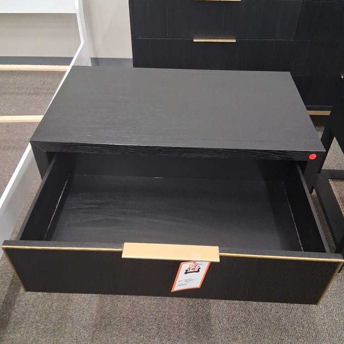 Alder & Tweed "Caleb" Black Nightstand