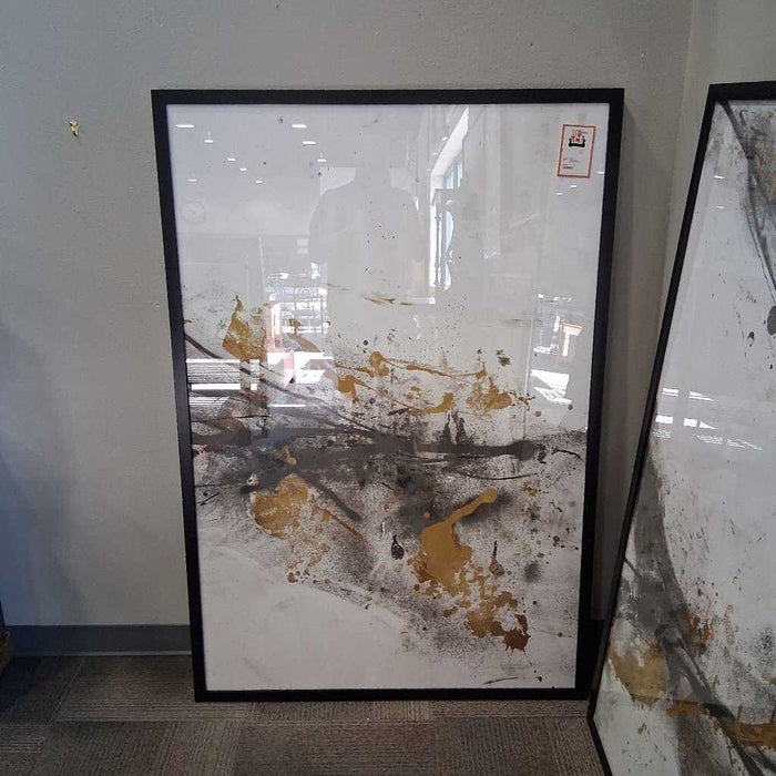 Large Black Frame Abstract
