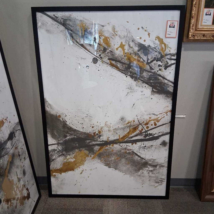 Large Black Frame Abstract