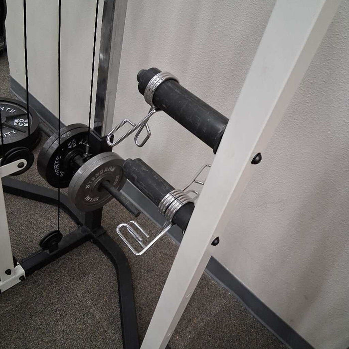5 Pc Home Gym Rack, Leg, Pull & Weights