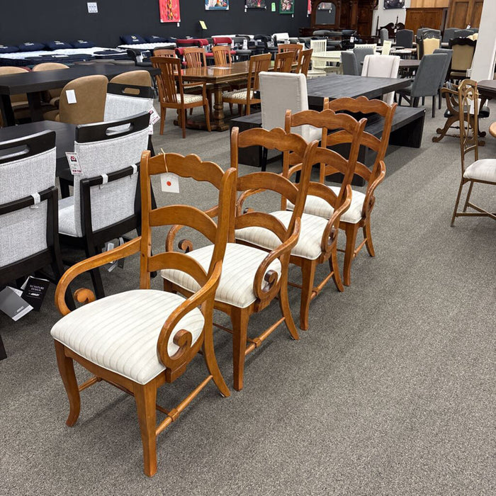 Klaussner Set of 4 Dining Arm Chairs