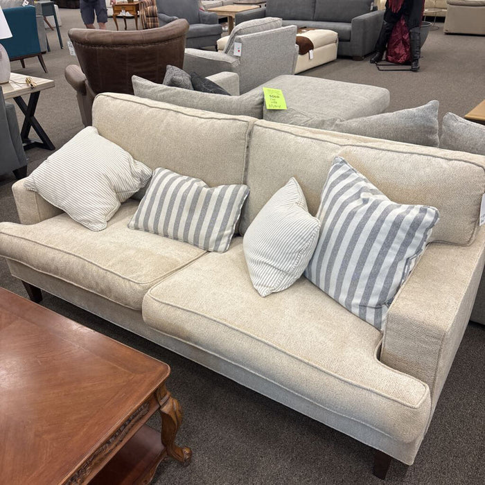 Beige Custom Fabric Sofa