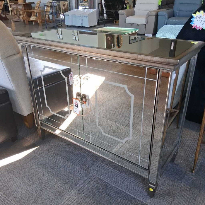Mirrored Entry Cabinet