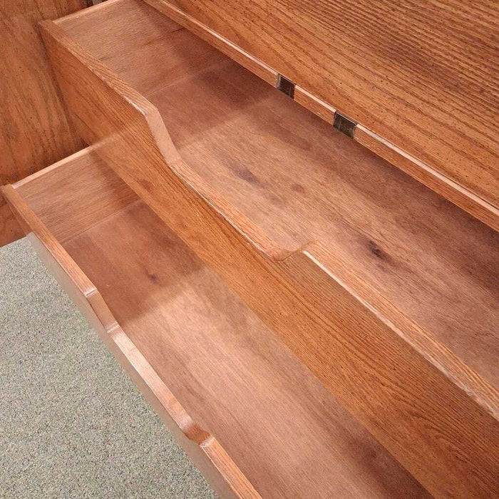 Oak Tallboy (Some Scratches on Top)