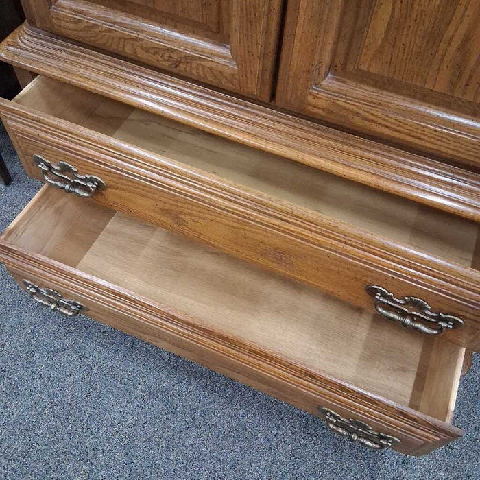 Oak Tallboy (Some Scratches on Top)