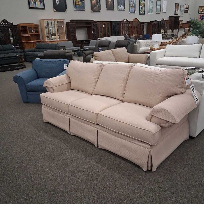 Bassett Beige Fabric Sofa