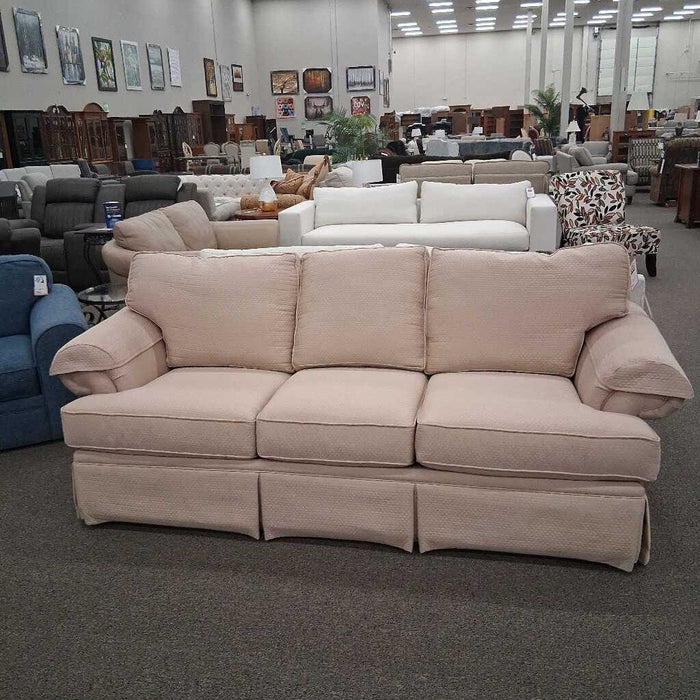 Bassett Beige Fabric Sofa