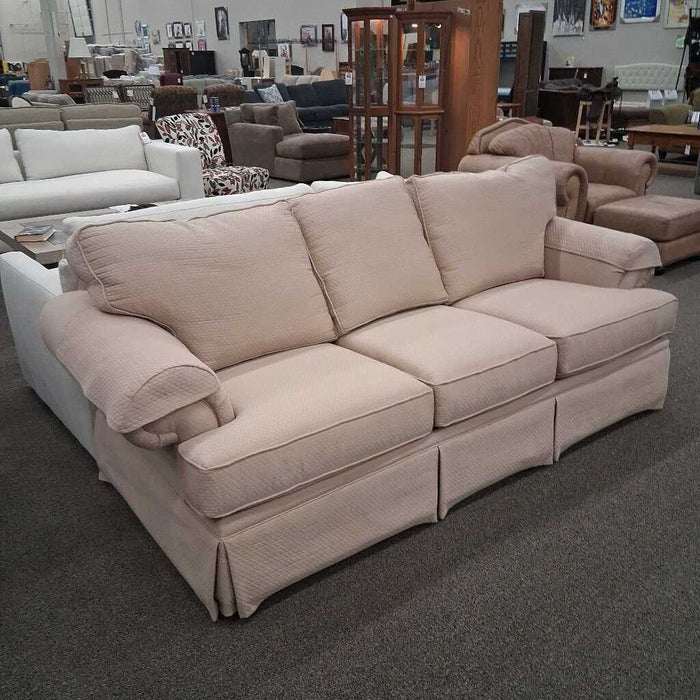 Bassett Beige Fabric Sofa