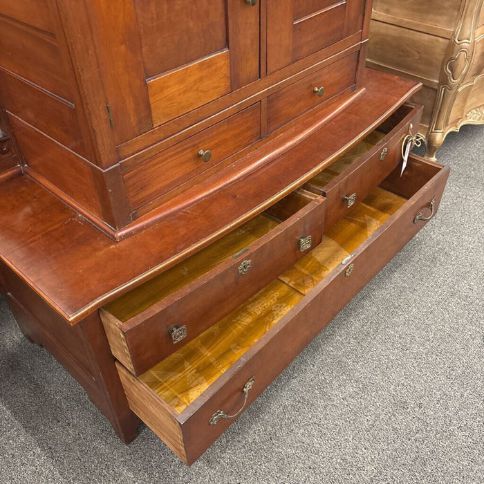 Antique Cherry Double Dresser