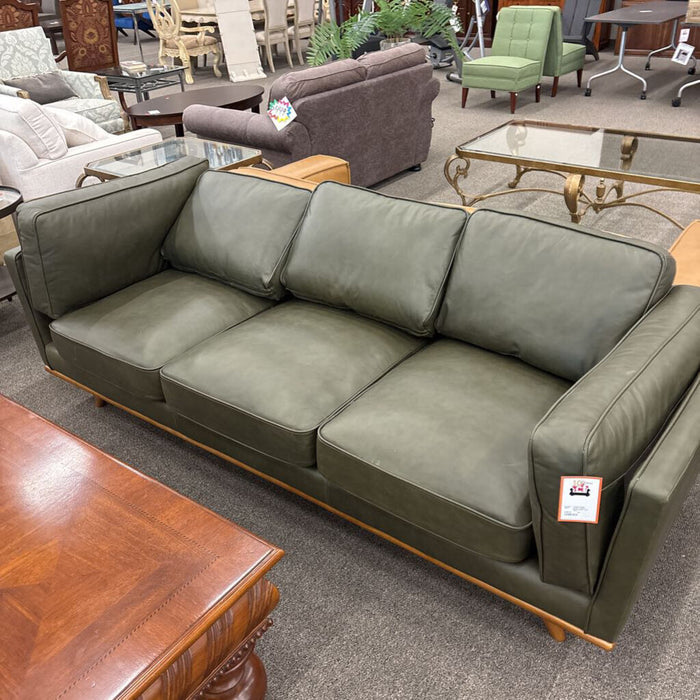 Article "Timber" McM Leather Sofa "New"