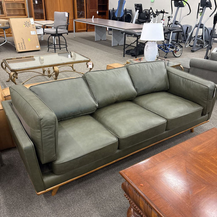 Article "Timber" McM Leather Sofa "New"