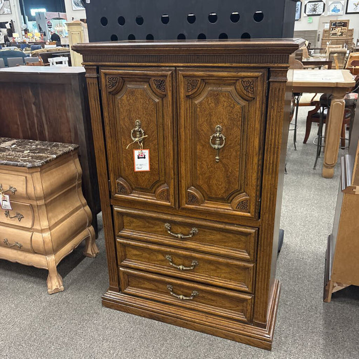 Vintage Wood Armoire