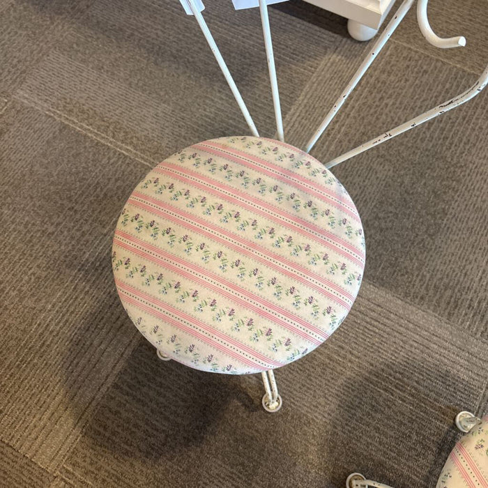 Pair of Vintage Metal Frame Kids Chairs