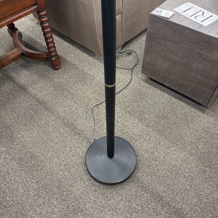 Tall Black Torch Floor Lamp