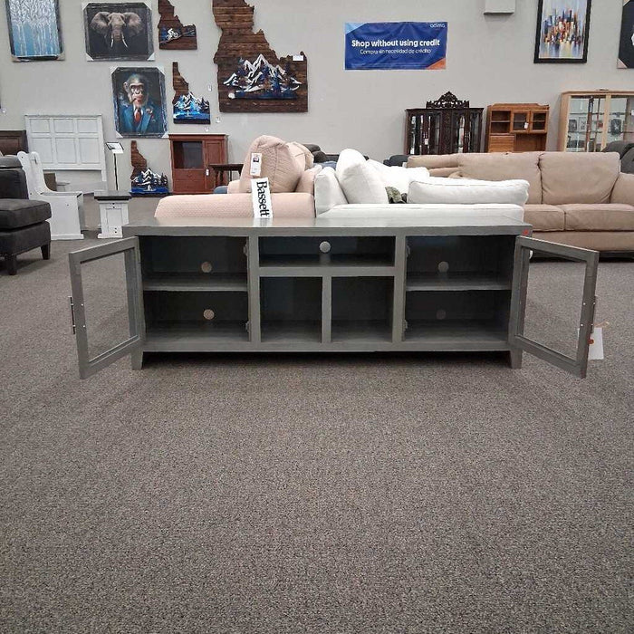 Low Gray Media Console (Some Fading)