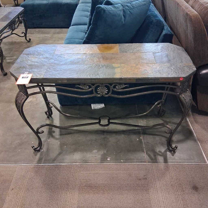 Stone Top Entry Table