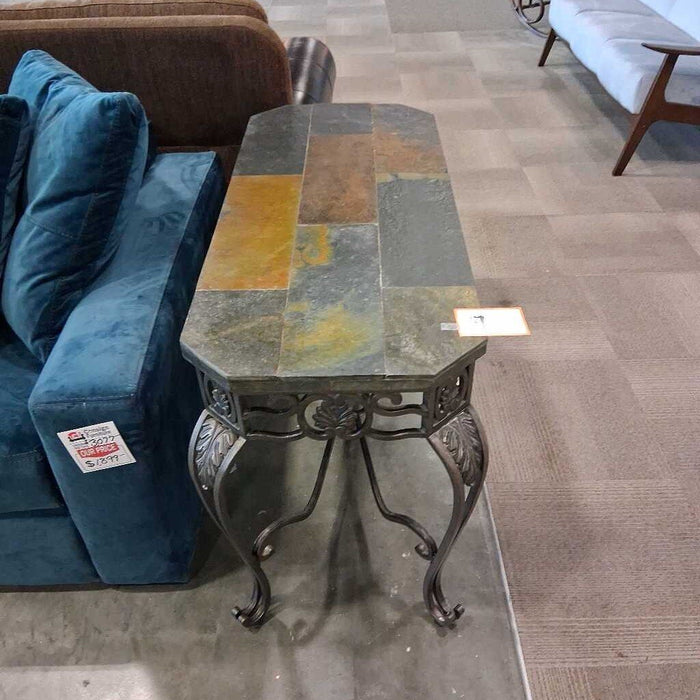 Stone Top Entry Table