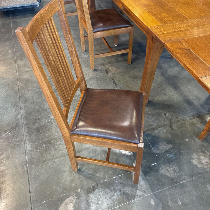 Stickley Mission Style Dining Table w/ 8 Chairs