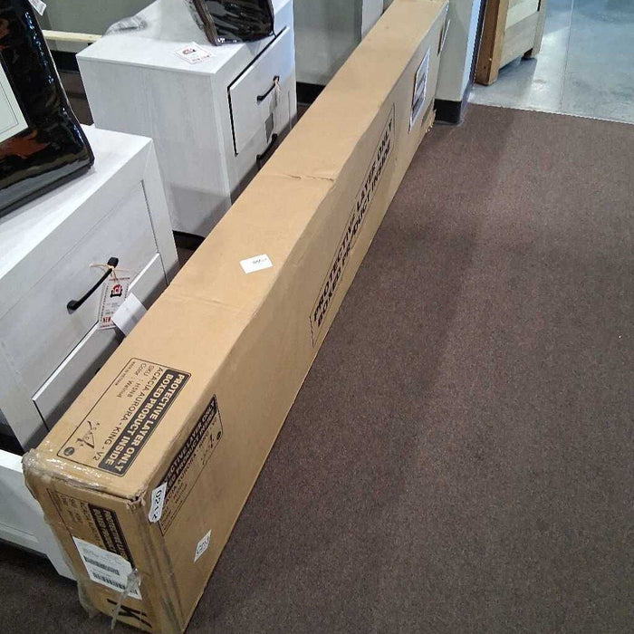 EK Aurora Acacia Wood Platform Bed Frame