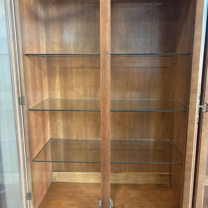 2 Pc Vintage MCM Hutch