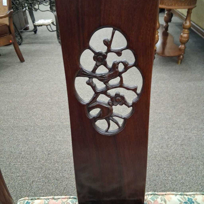Rosewood Dining Table w/ 6 Chairs & 2 Leaves