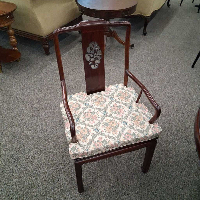 Rosewood Dining Table w/ 6 Chairs & 2 Leaves