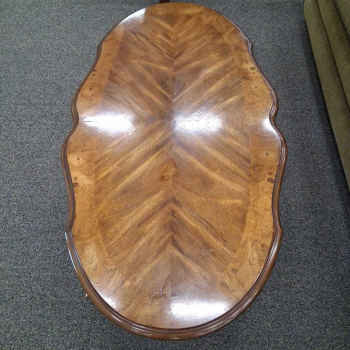 Vintage Oval Coffee Table