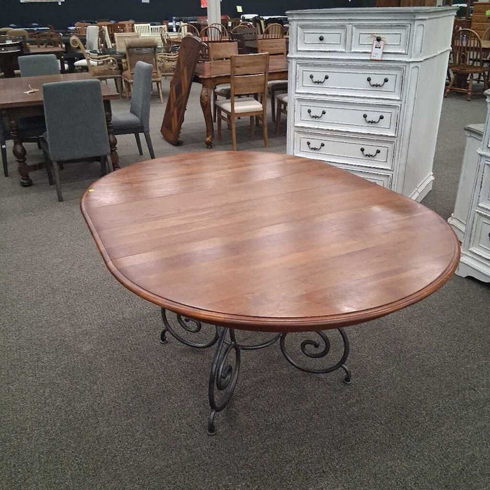 Ethan Allen Light Wood Dining Table w/ 1L