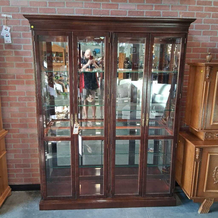 Henredon Double Curio Cabinet