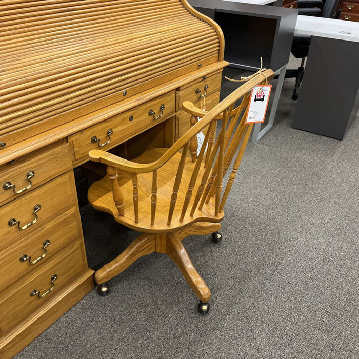 Oak Windsor Office Chair