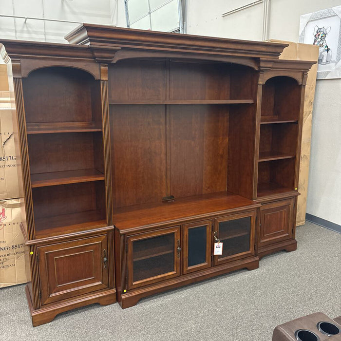 Hooker Dark Brown 4-Pc Media Center